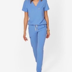 Ceil Blue Figs Scrub Set XS
